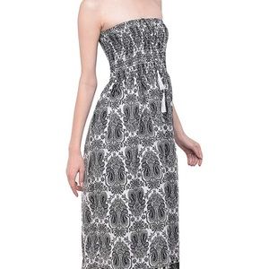 Glory Sunshine NEW strapless maxi dress